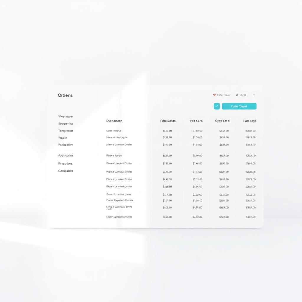 B2B portal interface
