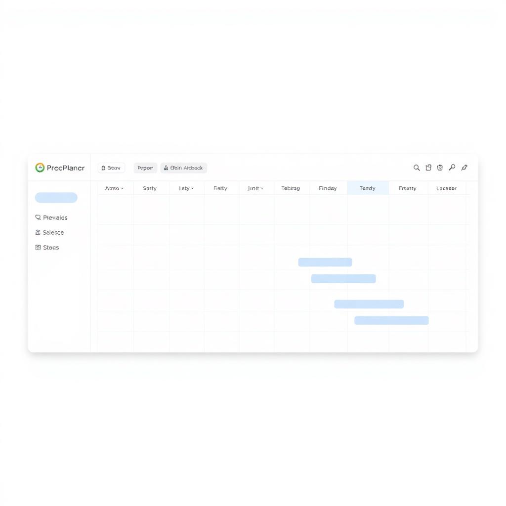 Planning system interface